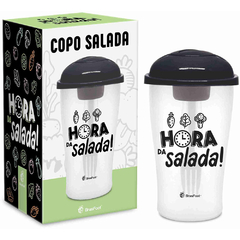 COPO SALADA COM GARFO HORA DA SALADA - BRASFOOT - comprar online