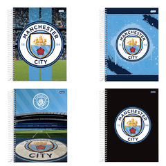 CADERNO 10X1 160F MANCHESTER CITY - JANDAIA