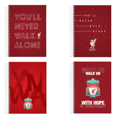 CADERNO 10X1 160F LIVERPOOL - JANDAIA