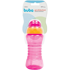 GARRAFINHA FRESH ROSA 300ML COM CANUDO EM SILICONE - BUBA na internet