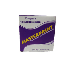 FITA P/ CALCULADORA SHARP 13MM x 4M - MASTERPRINT na internet
