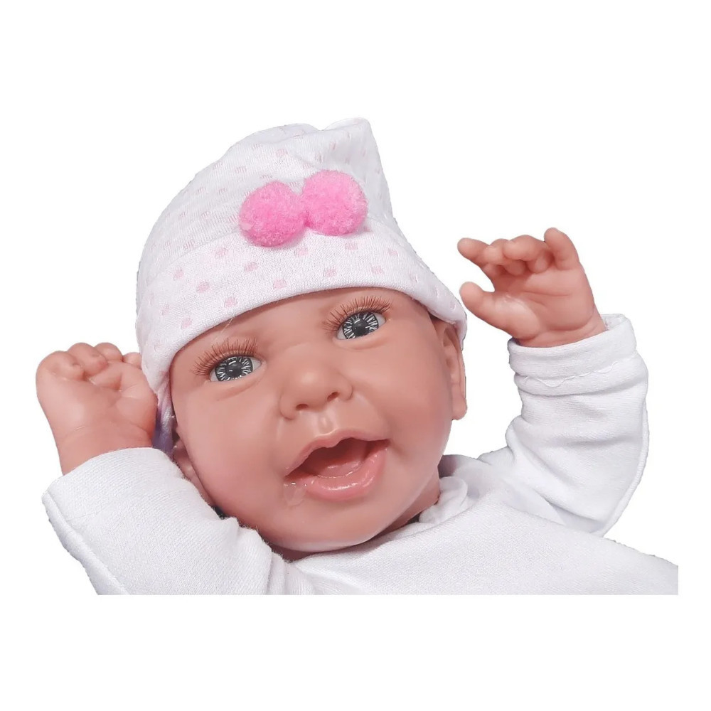 Boneca Bebê Reborn Anny Doll Baby Menina - Cotiplás