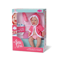 BONECA BEBÊ GRANDE LITTLE SISSI FAZ XIXI COM ACESSORIOS - comprar online