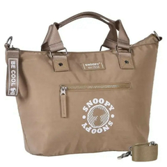 BOLSA TIRACOLO TOTE BAG TAUPE SNOOPY-SEMAX