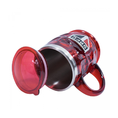 CANECA TÉRMICA SÃO PAULO FC TRICOLOR BRASÃO METAL 500ML - loja online