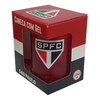 CANECA SÃO PAULO FC 400ML VERMELHA ESCUDO GEL CONGELANTE - Mei-Mei Papelaria - Sempre Presente com Você