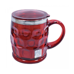 CANECA TÉRMICA SÃO PAULO FC TRICOLOR BRASÃO METAL 500ML - Mei-Mei Papelaria - Sempre Presente com Você