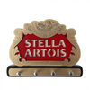 PORTA CHAVES MADEIRA STELLA ARTOIS 19 X 14,5 Cm