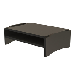 SUPORTE PARA MONITOR DUPLO STALO - PRETO