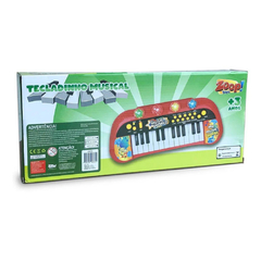 TECLADO MUSICAL DE BRINQUEDO INFANTIL ROCK STAR - ZOOP TOYS na internet