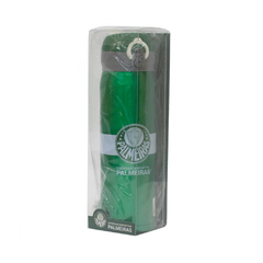 Imagem do GARRAFA TÉRMICA INOX SQUEEZE PALMEIRAS 420ML COM TRAVA