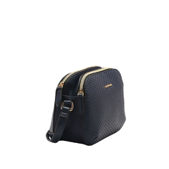 BOLSA FEMININA TRANSVERSAL TEXTURIZADO AZUL MARINHO - CHENSON - comprar online