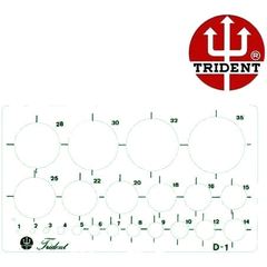 GABARITO CIRCULOGRAFO D1 - TRIDENT - comprar online