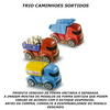 KIT TRIO CAMINHOES SOLAPA - ZUCA TOYS