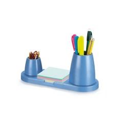 PORTA CANETA TRIO PLUS AZUL PASTEL - MAXCRIL