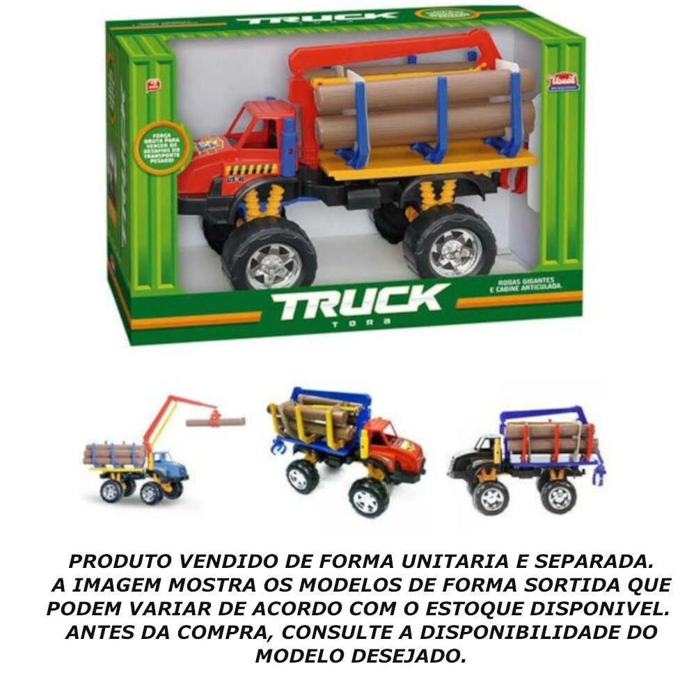 Caminhão Truck Tora 40 Cm - Usual Brinquedos - Tem Tem Digital