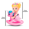 BONECA BEBÊ LITTLE DOLLS BALANCINHO UNICORNIO - DIVERTOYS - comprar online