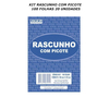 RASCUNHO COM PICOTE 100F 20UN - SAO DOMINGOS