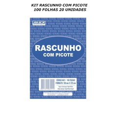 RASCUNHO COM PICOTE 100F 20UN - SAO DOMINGOS