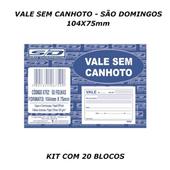 VALE SEM CANHOTO 100F 20UN - SAO DOMINGOS