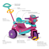 TRICICLO VELOBABY PASSEIO E PEDAL (ROSA) - BANDEIRANTE - comprar online