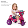 TRICICLO VELOBABY PASSEIO E PEDAL (ROSA) - BANDEIRANTE