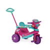 TRICICLO VELOBABY PASSEIO E PEDAL (ROSA) - BANDEIRANTE