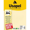 PAPEL VERGE A4 180G C/ 50 FOLHAS CREME - USAPEL