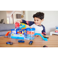 CONJUNTO PISTA E CARRINHO MEGA LAVA-RAPIDO HOT WHEELS MATTEL - loja online