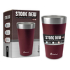 COPO TERMICO STONE NEW 473ML MARSALA - BRASFOOT