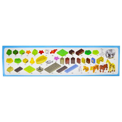 BLOCOS DE MONTAR BLOK BLOK ZOOLOGICO C/SOM - ZOOP TOYS - loja online