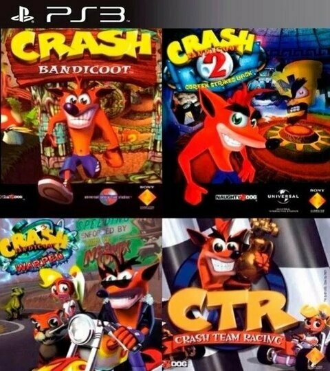 Crash Bandicoot Collection Ps3 4 En 1 Español