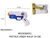 PISTOLA AGUA 19 CM (RK23030031) (6900230300311)