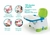 Silla DE COMER booster verde / celeste Ok Baby (OKBB0020) (7798147798203) en internet