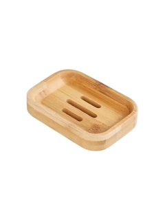 Jabonera Rectangular Bamboo - comprar online