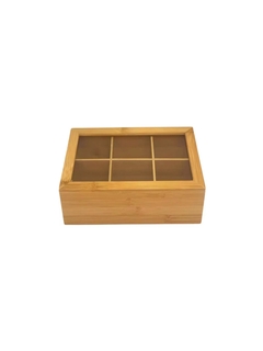 Caja Organizadora Bamboo con Tapa. - comprar online