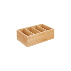 Bandeja Organizadora Rectangular Bamboo con 4 divisiones - 1879 Guirnaldas de Luces