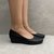 Zapato piccadilly negro uniforme taco chino acolchado - tienda online