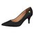 Zapato Stiletto Vizzano negro uniforme