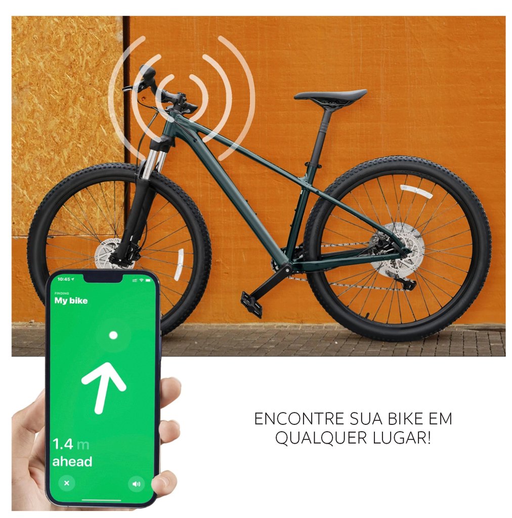 Capa Case Esconderijo Discreto Bike Bicicleta Guidão Compatível com AirTag