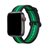 Pulseira Nylon Fecho Preto Verde Compatível com Apple Watch