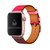 Pulseira Couro Single Tour Rosa Marrom Compatível com Apple Watch