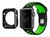 Pulseira Furos + Case Preto Verde Compatível Apple Watch
