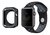 Pulseira Furos + Case Preto Cinza Compatível Apple Watch