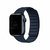 Pulseira Elos Couro Azul-Escuro Compatível Com Apple Watch na internet