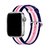 Pulseira Nylon Fecho Rosa Azul Compatível com Apple Watch