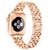 Pulseira Aço Elos Brilhos em Listras Rose Gold Compatível com Apple Watch - comprar online