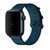 Pulseira Couro Aire Azul Compatível com Apple Watch