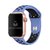 Pulseira Esportiva Furos Azul Royal Preto Compatível com Apple Watch - Baú do Viking