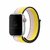 Pulseira Nylon Loop Cinza-Amarelo Compatível com Apple Watch - Baú do Viking